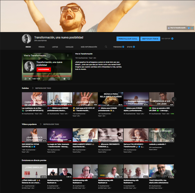 Videos sobre Transformación 1